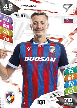 David Krcik Viktoria Plzen SportZoo Chance Liga TCG Duel 2026/27 #42