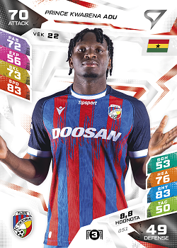 Prince Kwabena Adu Viktoria Plzen SportZoo Chance Liga TCG Duel 2026/27 #51