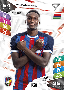 Baboucarr Faal Viktoria Plzen SportZoo Chance Liga TCG Duel 2026/27 #52