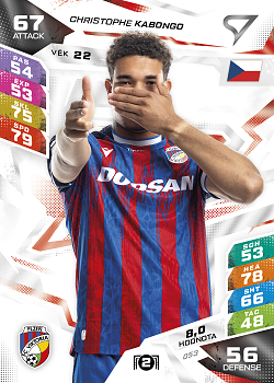 Christophe Kabongo Viktoria Plzen SportZoo Chance Liga TCG Duel 2026/27 #53