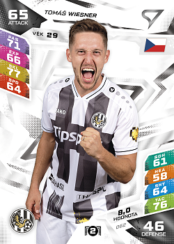Tomas Wiesner Hradec Kralove SportZoo Chance Liga TCG Duel 2026/27 #62