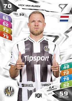 Mick Van Buren Hradec Kralove SportZoo Chance Liga TCG Duel 2026/27 #69