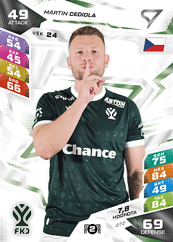 Martin Cedidla Jablonec SportZoo Chance Liga TCG Duel 2026/27 #72