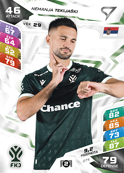 Nemanja Tekijaski Jablonec SportZoo Chance Liga TCG Duel 2026/27 #75