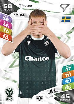 Hugo Ahl Jablonec SportZoo Chance Liga TCG Duel 2026/27 #76