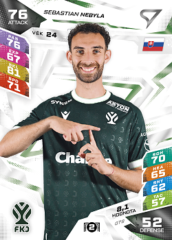 Sebastian Nebyla Jablonec SportZoo Chance Liga TCG Duel 2026/27 #78