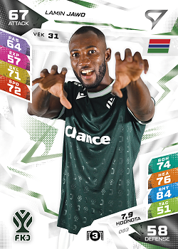 Lamin Jawo Jablonec SportZoo Chance Liga TCG Duel 2026/27 #83