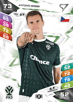 Antonin Rusek Jablonec SportZoo Chance Liga TCG Duel 2026/27 #84