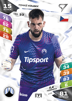 Tomas Koubek Slovan Liberec SportZoo Chance Liga TCG Duel 2026/27 #86
