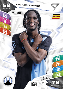 Aziz Abdu Kayondo Slovan Liberec SportZoo Chance Liga TCG Duel 2026/27 #91