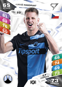 Lukas Masopust Slovan Liberec SportZoo Chance Liga TCG Duel 2026/27 #94