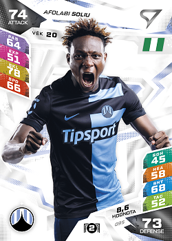 Afolabi Soliu Slovan Liberec SportZoo Chance Liga TCG Duel 2026/27 #95