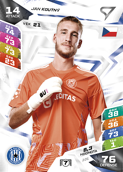 Jan Koutny Sigma Olomouc SportZoo Chance Liga TCG Duel 2026/27 #101