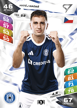 Matej Hadas Sigma Olomouc SportZoo Chance Liga TCG Duel 2026/27 #102