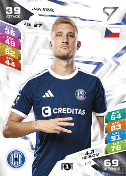 Jan Kral Sigma Olomouc SportZoo Chance Liga TCG Duel 2026/27 #103