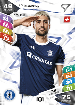 Louis Lurvink Sigma Olomouc SportZoo Chance Liga TCG Duel 2026/27 #104