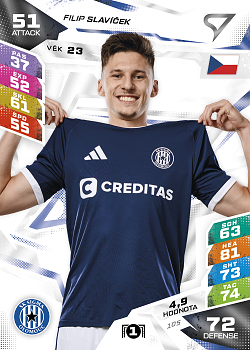 Filip Slavicek Sigma Olomouc SportZoo Chance Liga TCG Duel 2026/27 #105