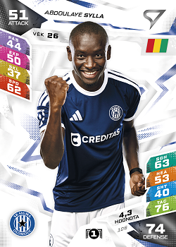 Abdoulaye Sylla Sigma Olomouc SportZoo Chance Liga TCG Duel 2026/27 #106