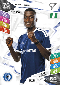 Ahmad Ghali Sigma Olomouc SportZoo Chance Liga TCG Duel 2026/27 #109