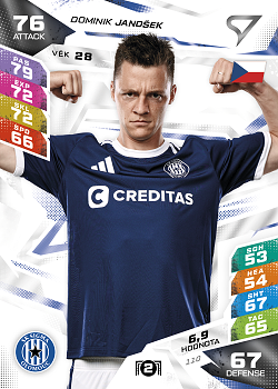 Dominik Janosek Sigma Olomouc SportZoo Chance Liga TCG Duel 2026/27 #110