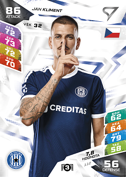 Jan Kliment Sigma Olomouc SportZoo Chance Liga TCG Duel 2026/27 #112