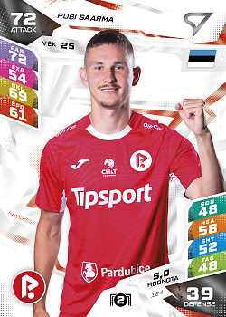 Robi Saarma Pardubice SportZoo Chance Liga TCG Duel 2026/27 #124