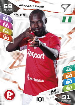 Abdullahi Tanko Pardubice SportZoo Chance Liga TCG Duel 2026/27 #129