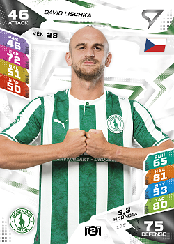 David Lischka Bohemians Praha SportZoo Chance Liga TCG Duel 2026/27 #135
