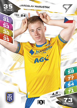 Jaroslav Harustak Teplice SportZoo Chance Liga TCG Duel 2026/27 #147