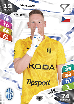 Jiri Floder Mlada Boleslav SportZoo Chance Liga TCG Duel 2026/27 #176
