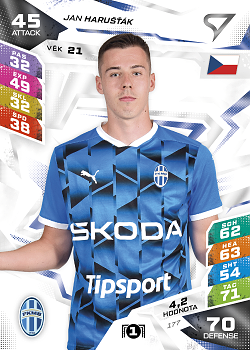 Jan Harustak Mlada Boleslav SportZoo Chance Liga TCG Duel 2026/27 #177