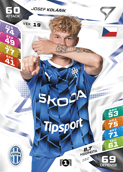 Josef Kolarik Mlada Boleslav SportZoo Chance Liga TCG Duel 2026/27 #182