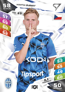 Martin Subert Mlada Boleslav SportZoo Chance Liga TCG Duel 2026/27 #187