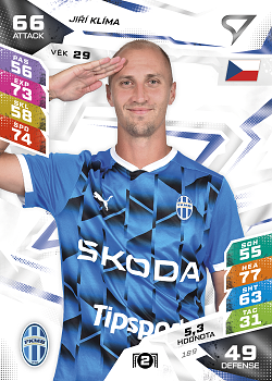 Jiri Klima Mlada Boleslav SportZoo Chance Liga TCG Duel 2026/27 #189