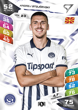 Andrej Stojcevski Slovacko SportZoo Chance Liga TCG Duel 2026/27 #194