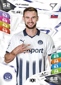 Filip Vasko Slovacko SportZoo Chance Liga TCG Duel 2026/27 #196
