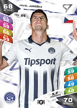 Pavel Juroska Slovacko SportZoo Chance Liga TCG Duel 2026/27 #199