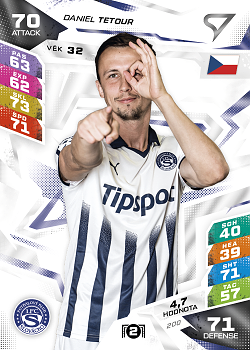 Daniel Tetour Slovacko SportZoo Chance Liga TCG Duel 2026/27 #200