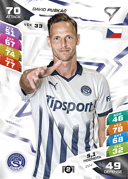 David Puskac Slovacko SportZoo Chance Liga TCG Duel 2026/27 #204