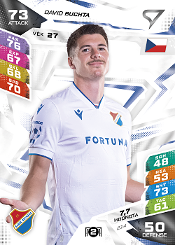 David Buchta Banik Ostrava SportZoo Chance Liga TCG Duel 2026/27 #214