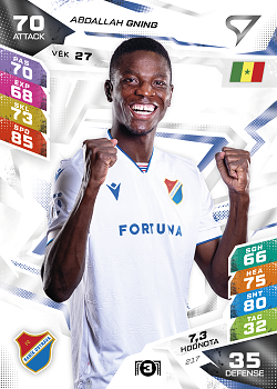 Abdallah Gning Banik Ostrava SportZoo Chance Liga TCG Duel 2026/27 #217