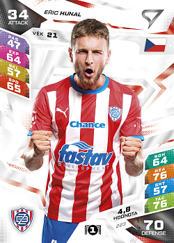 Eric Hunal Zbrojovka Brno SportZoo Chance Liga TCG Duel 2026/27 #223
