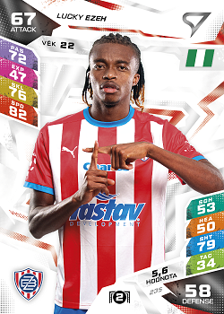 Lucky Ezeh Zbrojovka Brno SportZoo Chance Liga TCG Duel 2026/27 #235