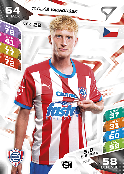 Tadeas Vachousek Zbrojovka Brno SportZoo Chance Liga TCG Duel 2026/27 #236