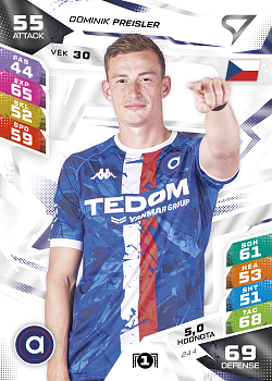 Dominik Preisler Artis Brno SportZoo Chance Liga TCG Duel 2026/27 #244