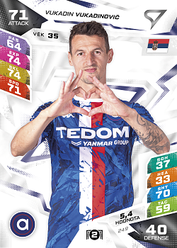 Vukadin Vukadinovic Artis Brno SportZoo Chance Liga TCG Duel 2026/27 #249