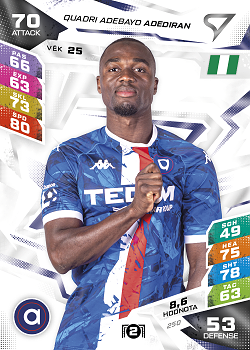 Quadri Adebayo Adediran Artis Brno SportZoo Chance Liga TCG Duel 2026/27 #250