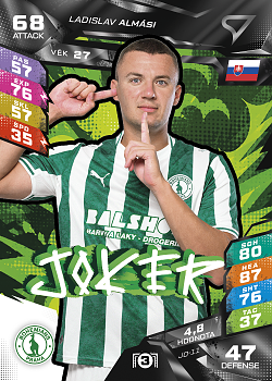 Ladislav Almasi Bohemians Praha SportZoo Chance Liga TCG Duel 2026/27 Joker #JO-11