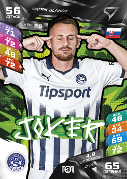 Patrik Blahut Slovacko SportZoo Chance Liga TCG Duel 2026/27 Joker #JO-15