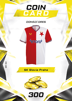 Domaci Dres Slavia Praha SportZoo Chance Liga TCG Duel 2026/27 Coin cards #CC-01